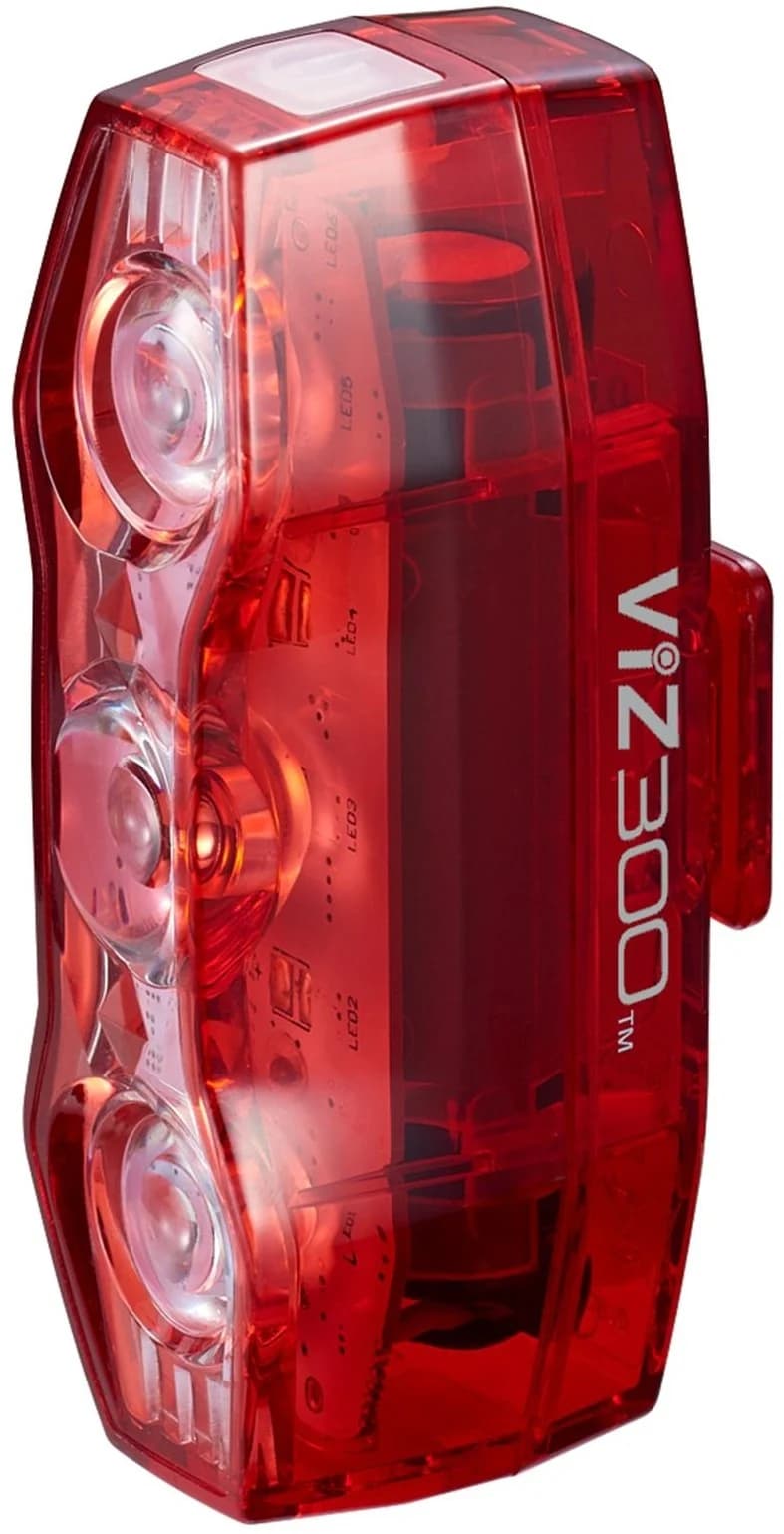 Cateye VIZ 300 USB rechargeable 300 lumen rear bike light