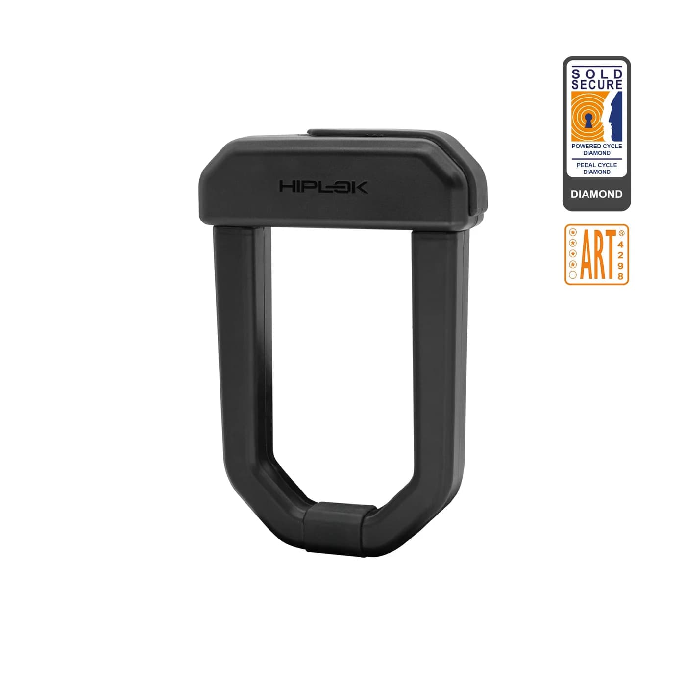Hiplok D1000 Sold Secure Diamond D-lock with Powered Cycle and Pedal Cycle Diamond badges