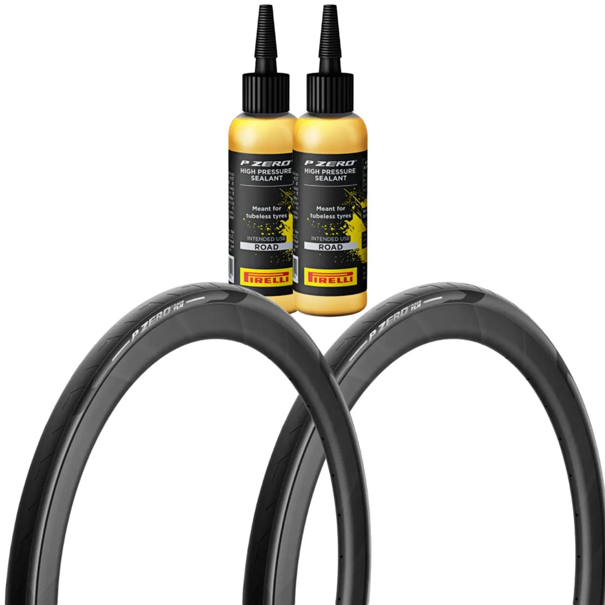 Pirelli P Zero Race TLR 700c Tyre Pair with Sealant Bundle