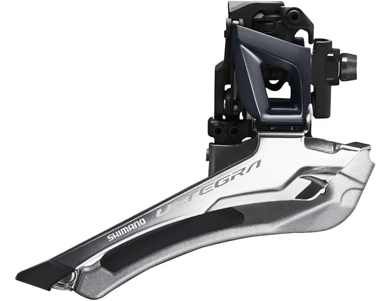 Shimano Ultegra FD-R8000 11-Speed Braze-On Front Derailleur OE Stock in Grey