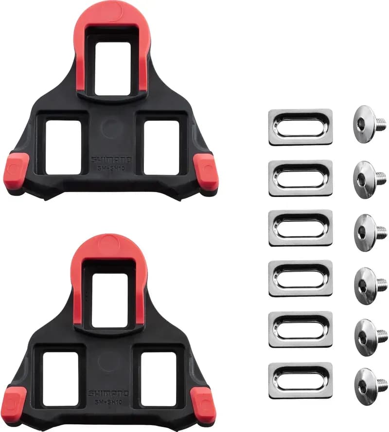 Shimano SM-SH10 SPD Fixed SL-Cleats in Red