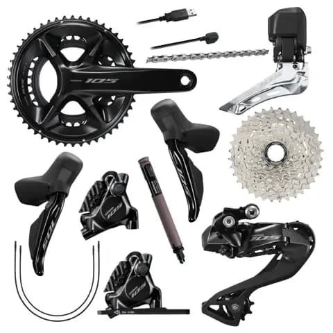 Shimano 105 Di2 R7100 12 Speed Disc Brake Groupset