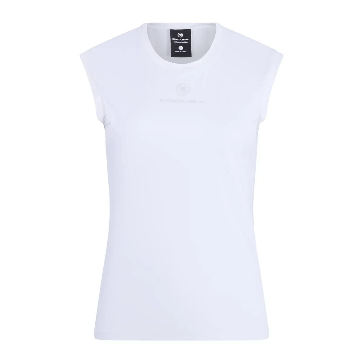 Endura Men's Translite Windproof Sleeveless Base Layer - White