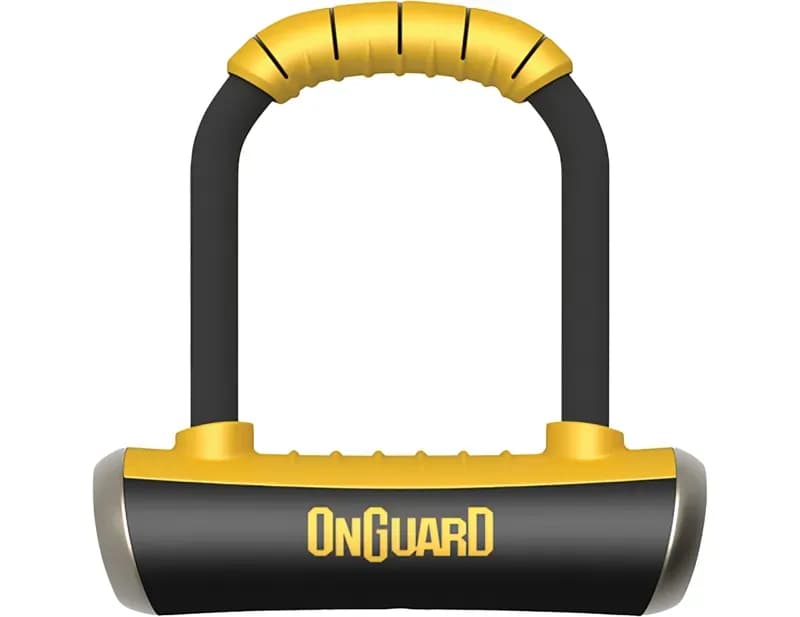 OnGuard Pitbull Mini D-Lock 140mm and Yellow