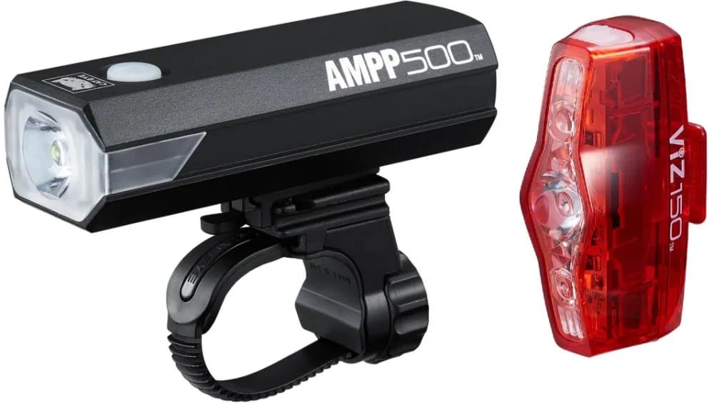 Cateye AMPP 500S and VIZ 150 Light Set