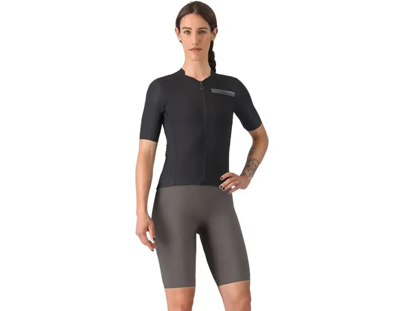 Castelli Premio Evo DT Womens Bib Shorts in Smoky Grey