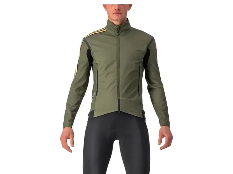 Castelli Unlimited Perfetto RoS 2 Jacket Military Green/Goldenrod