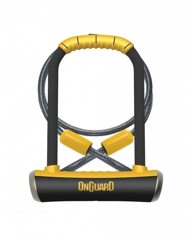 OnGuard Pitbull DT Shackle U-Lock Plus Cable - Diamond Sold Secure Rating