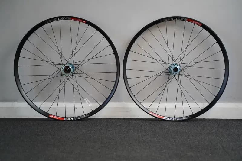 DT Swiss EX511 and Blue DT Swiss 350 Handbuilt Wheelset - 29 Boost