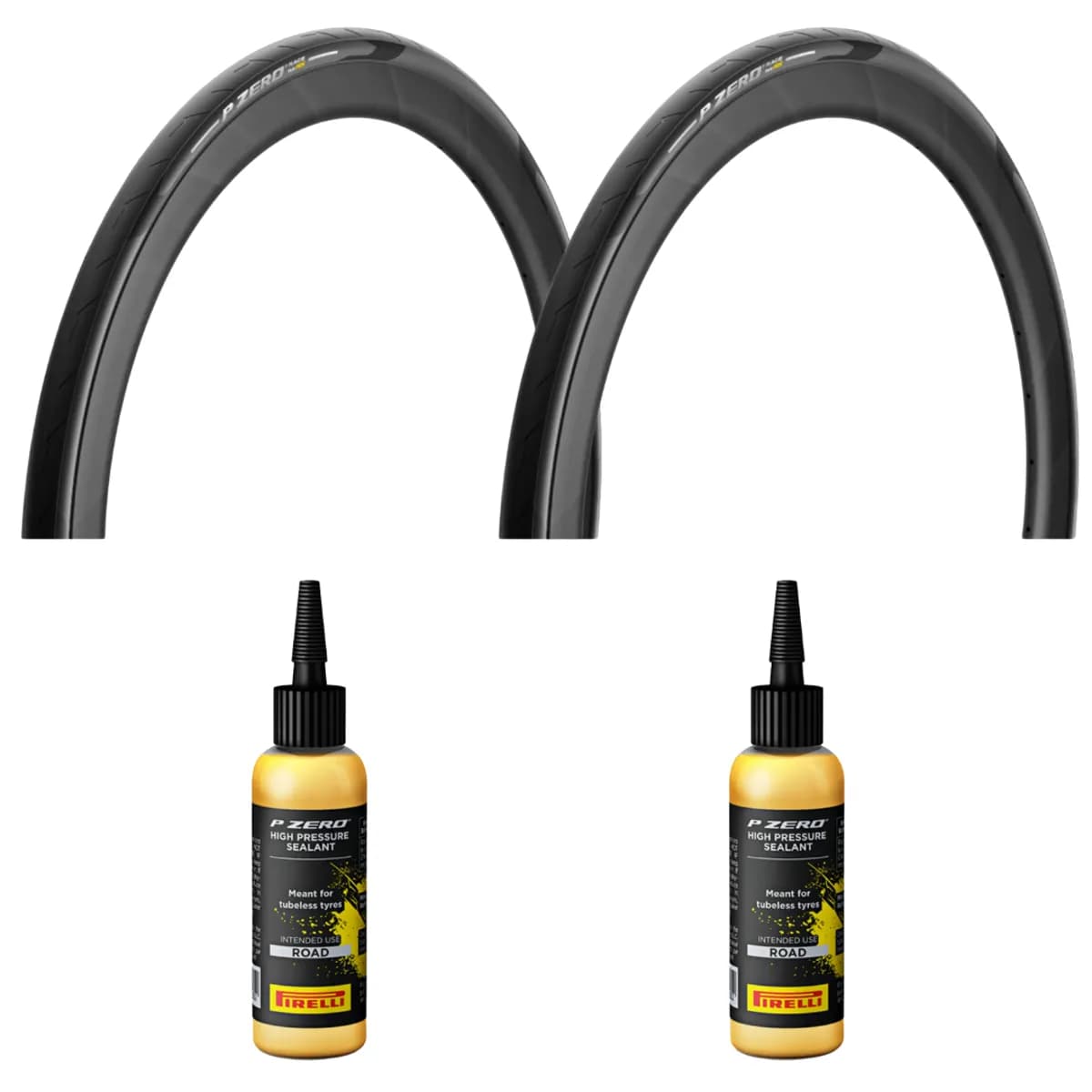 Pirelli P Zero Race TLR RS 700c Tyre Pair with Sealant Bundle