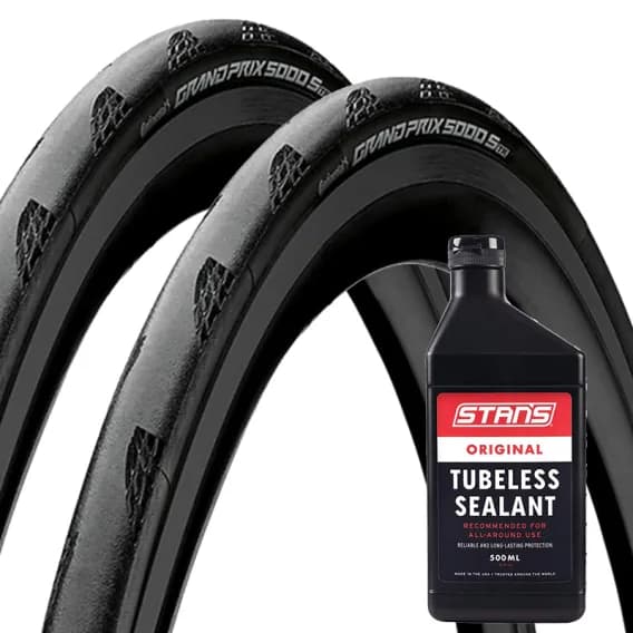 Continental GP5000 S TR Pair + Sealant