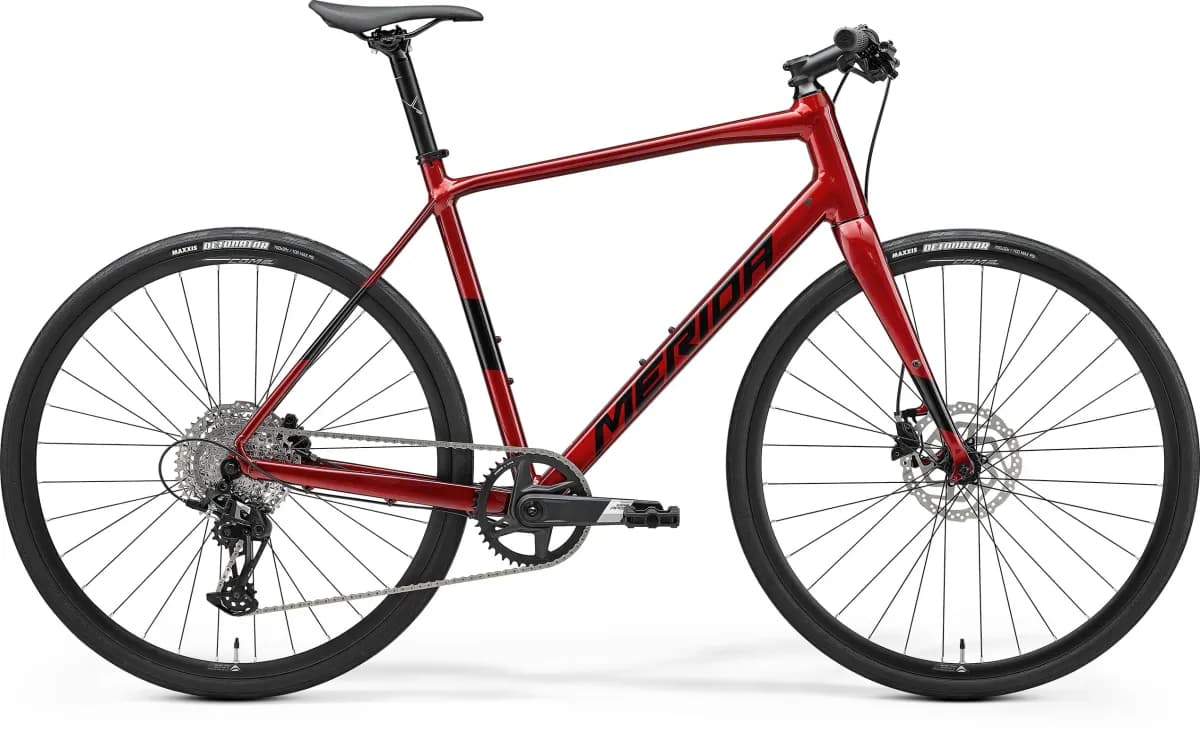 Speeder 500 - Dark Red/Black - MY25 Hybrid Bike