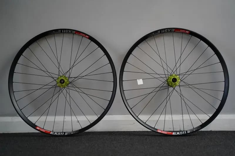 DT Swiss EX511 and Green DT Swiss 350 Handbuilt Wheelset - 29 Boost