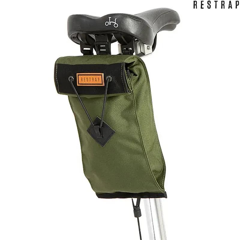 Restrap City Saddle Bag - Large in Olive